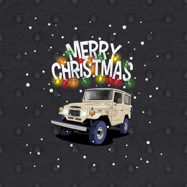 Toyota Land Cruiser FJ40 Christmas Sweater by Webazoot